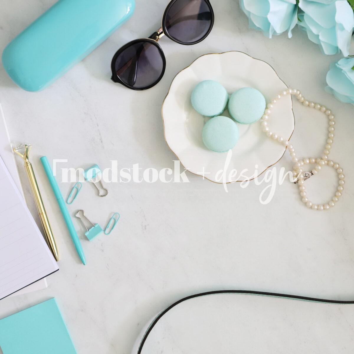 Modstock Luxe Teal Workspace - Gold 1