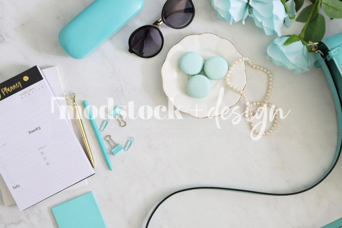 Modstock Luxe Teal Workspace - Gold 1