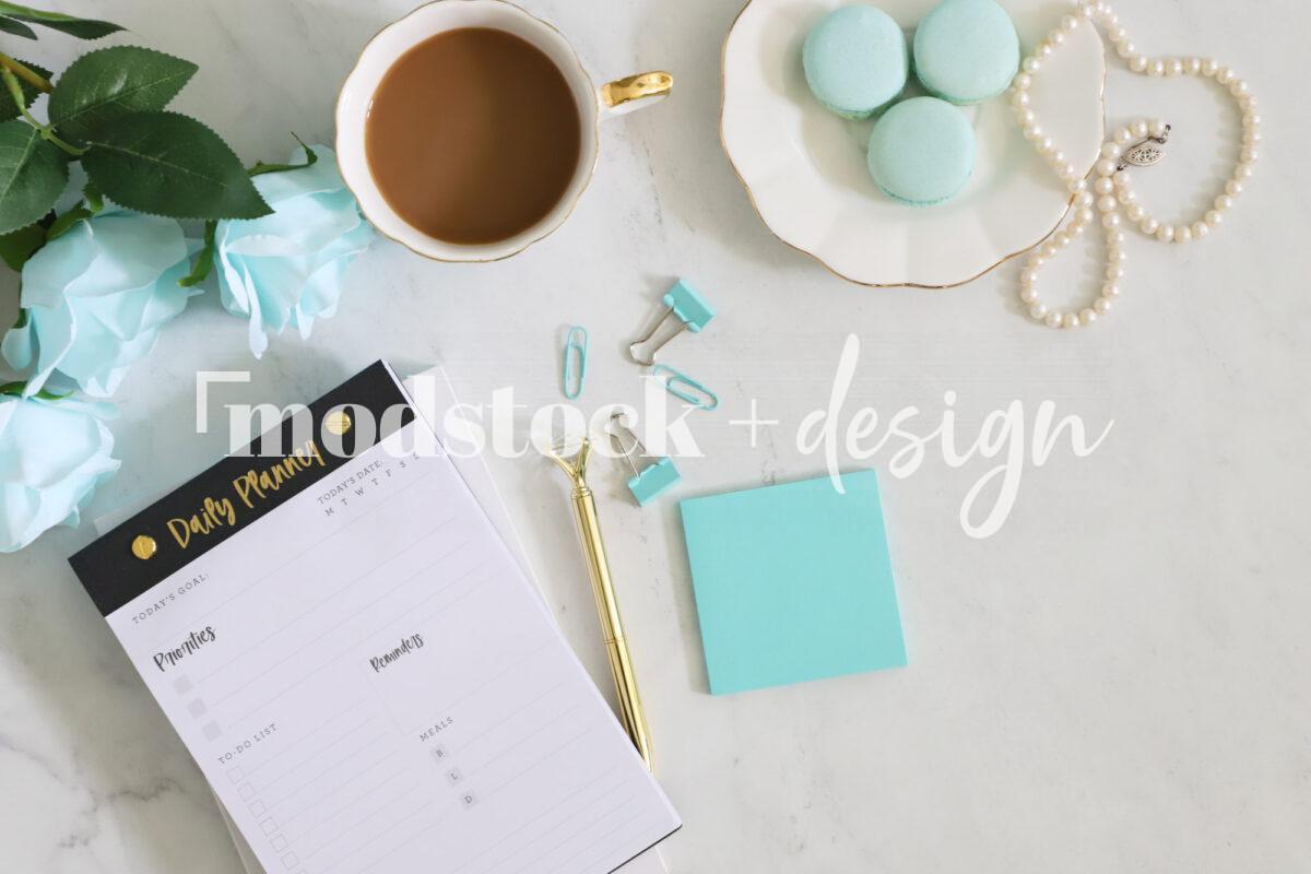 Modstock Luxe Teal Workspace - Gold 11