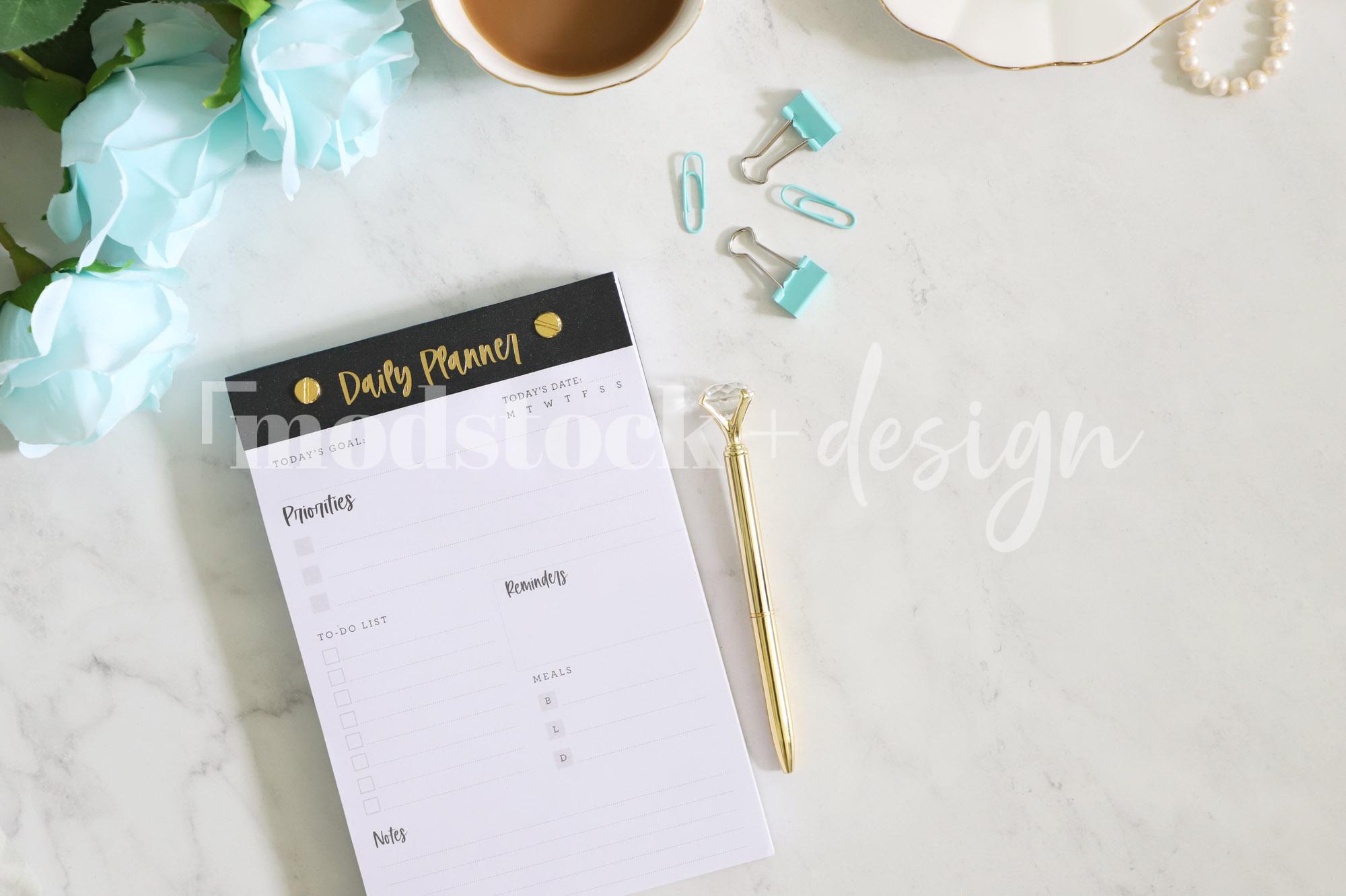 Modstock Luxe Teal Workspace - Gold 12