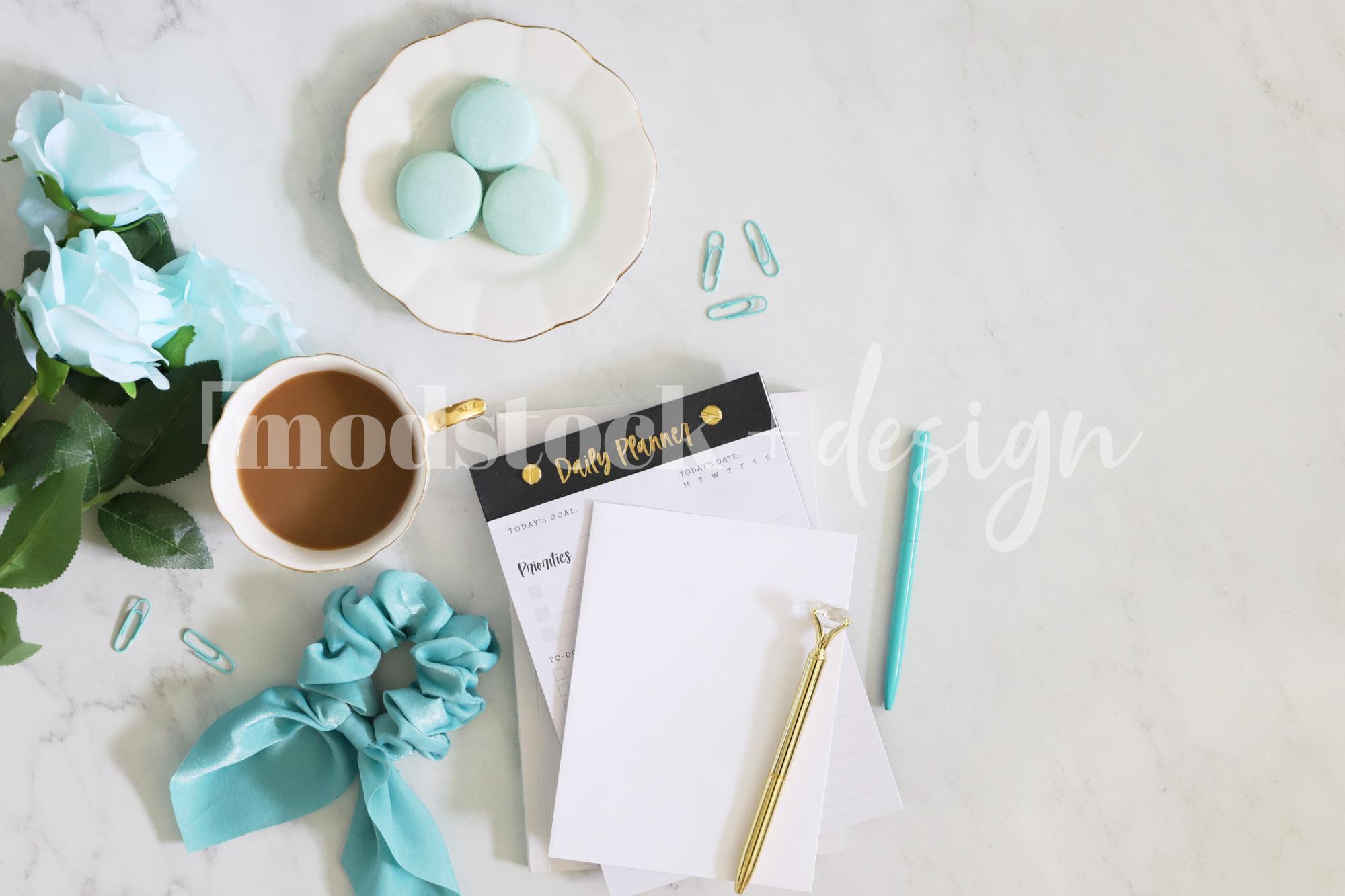 Modstock Luxe Teal Workspace - Gold 13