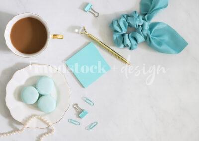 Modstock Luxe Teal Workspace - Gold 02