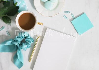 Modstock Luxe Teal Workspace - Gold 23