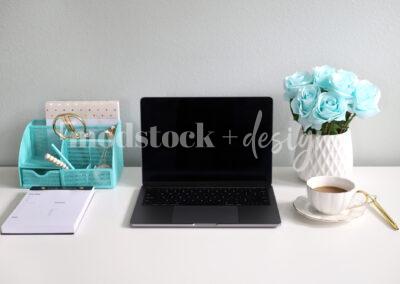 Modstock Luxe Teal Workspace - Gold 24