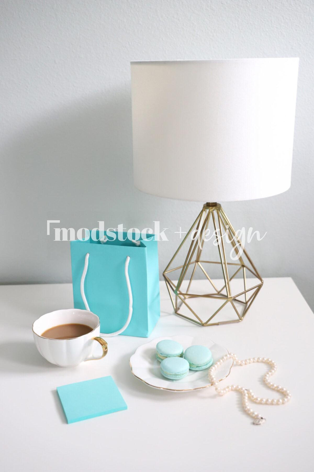 Modstock Luxe Teal Workspace - Gold 25