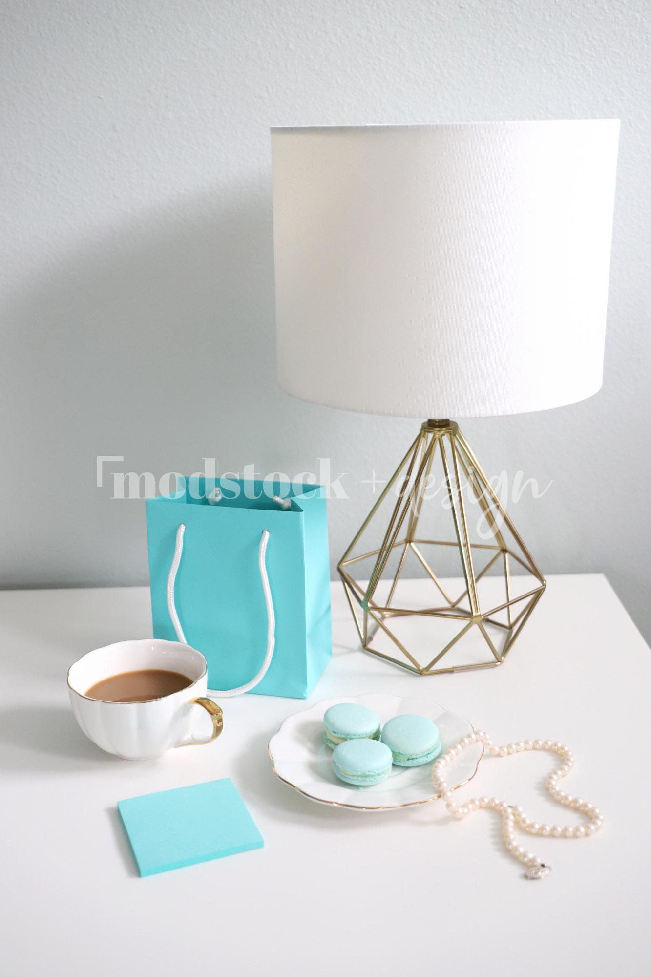 Modstock Luxe Teal Workspace - Gold 25