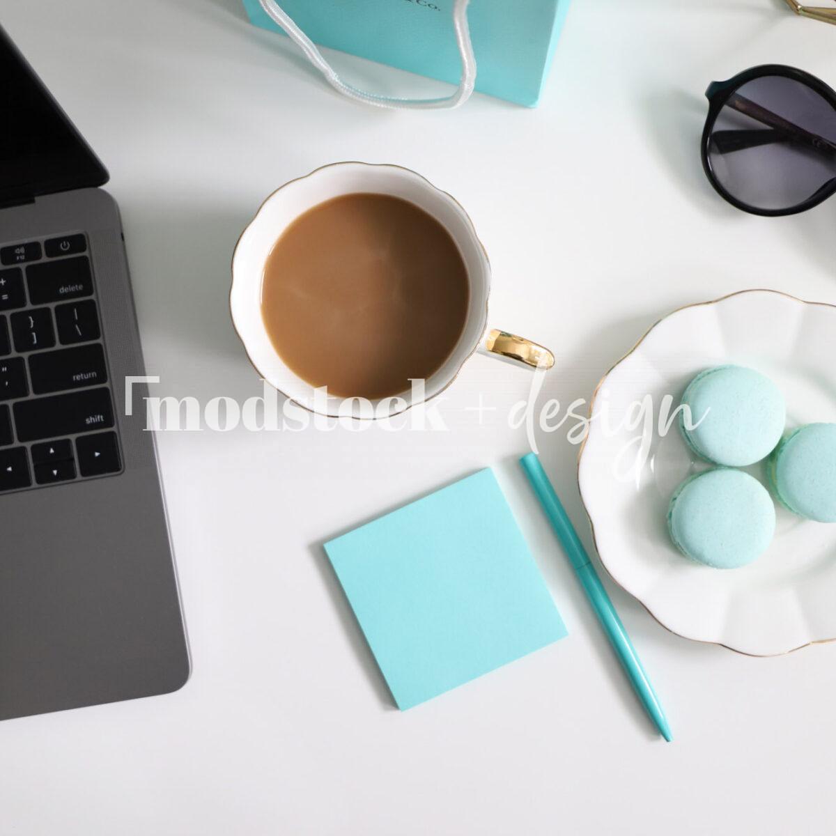 Modstock Luxe Teal Workspace - Gold 9