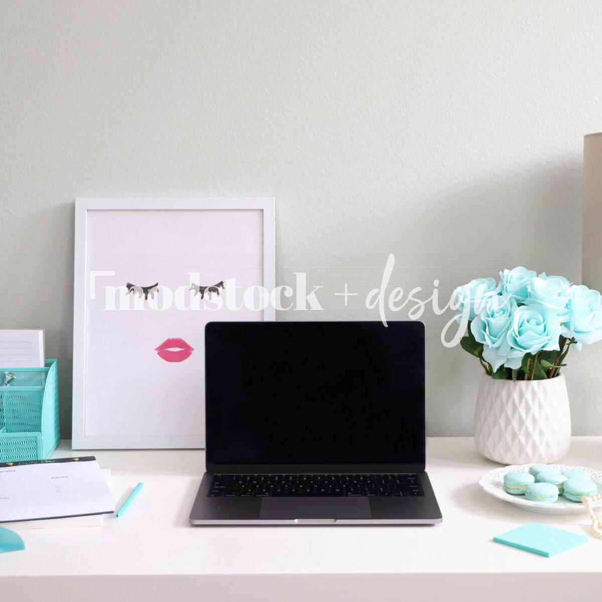 Modstock Luxe Teal Workspace - Silver 16