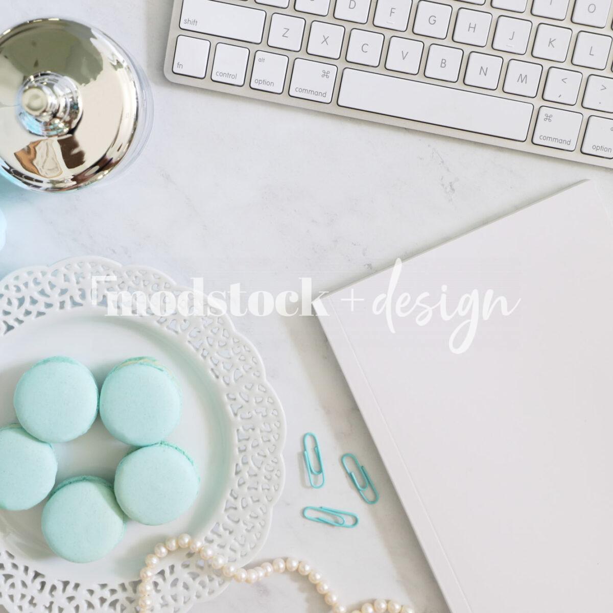 Modstock Luxe Teal Workspace - Silver 2