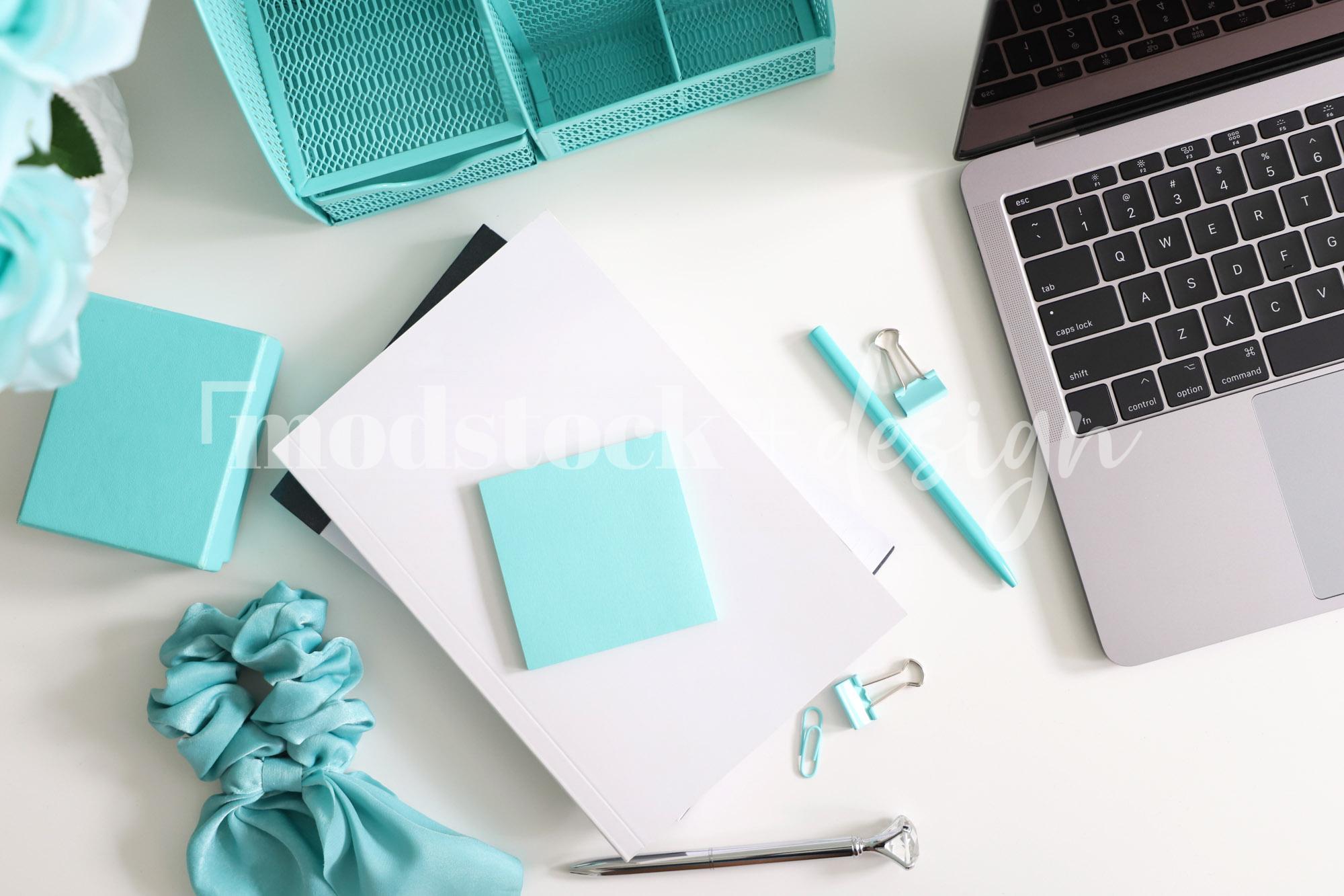 Modstock Luxe Teal Workspace - Silver 20