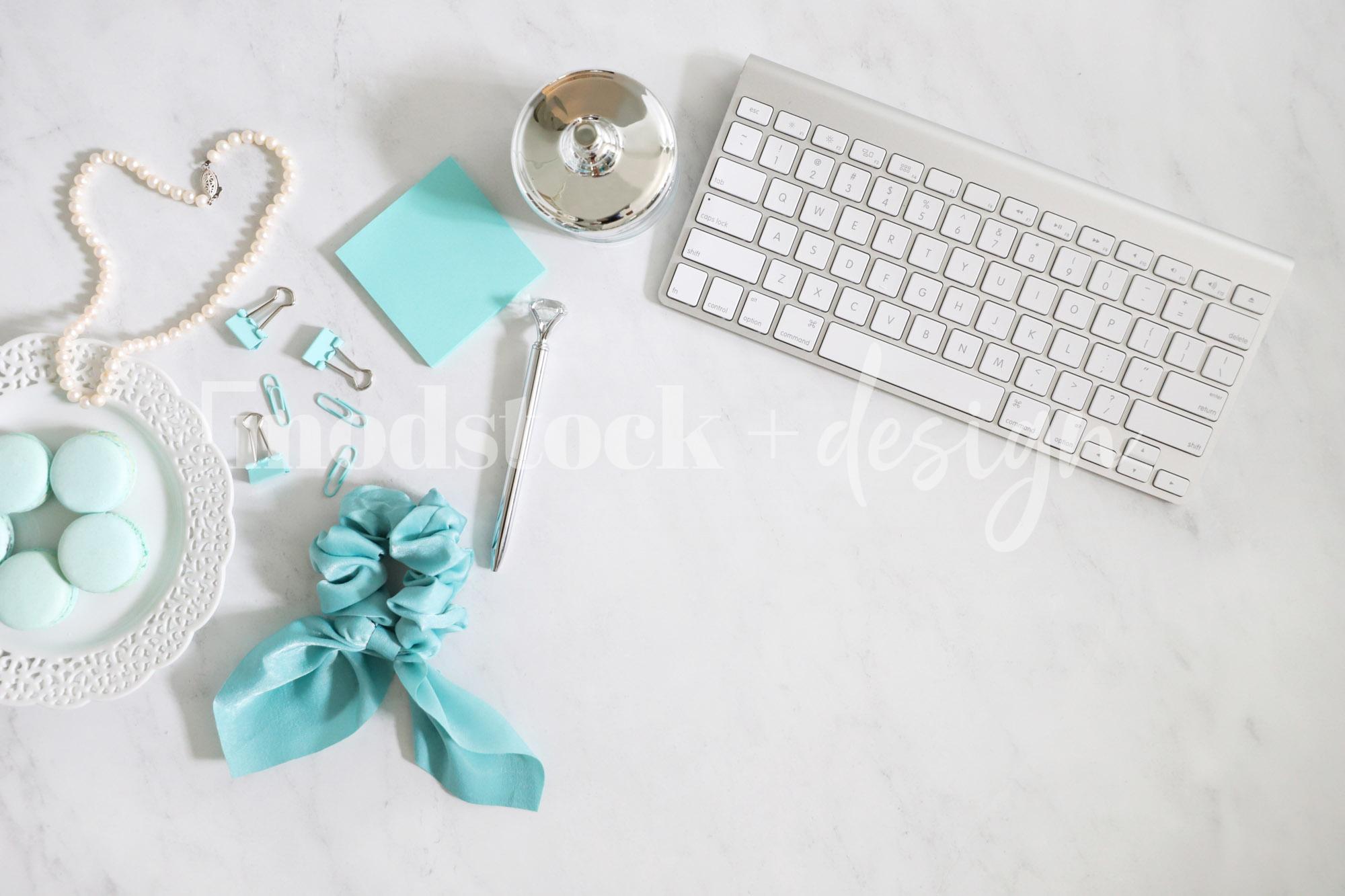 Modstock Luxe Teal Workspace - Silver 3