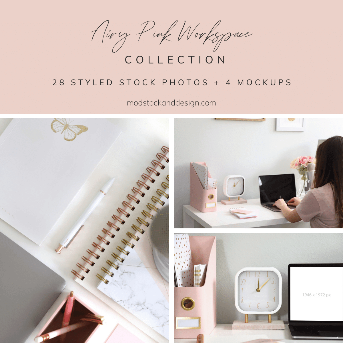 Airy Pink Workspace Product Image